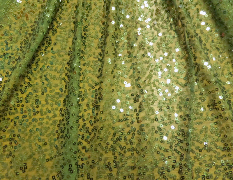 9.Green Cosmos Sequins